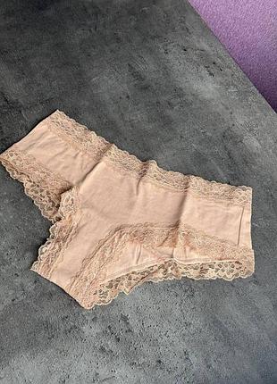 Victoria ́s victorias secret віктория сикрет трусики lace-waist cotton cheeky panty чики
