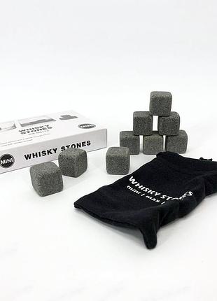 Камені для віскі whiskey stones з стеатита (9шт)