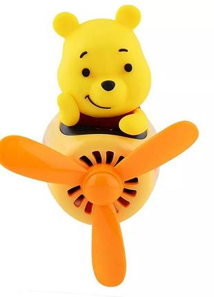 Автоароматизатор merry bear freshdrive yellow с креплением на дефлектор и 2 картриджами