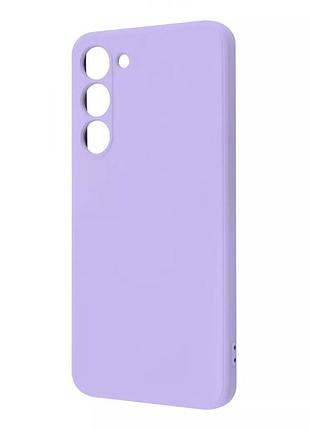Чохол-накладка wave colorful case для samsung galaxy s23 fe, світло-фіалковий