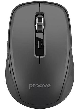 Беспроводная мышь proove click 2.4 ггц, регулировка dpi, черная