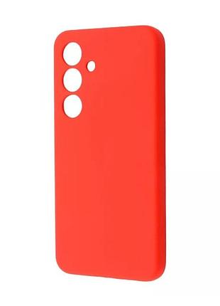 Чехол wave full silicone для samsung galaxy s24 plus, красный