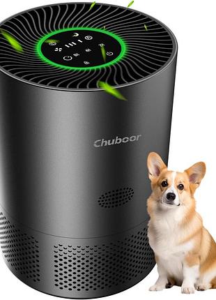 Очиститель воздуха chuboor pj01 h13 hepa для больших комнат черный