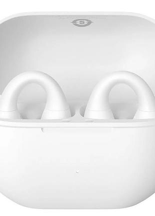 Навушники baseus bass 15 clip open-ear tws, відкриті, bluetooth 5.4, до 30 годин, білий