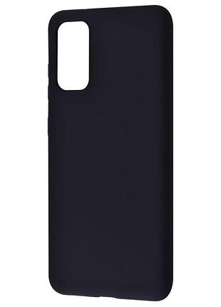 Чохол-накладка wave colorful case для samsung galaxy s20 (g980f), чорний