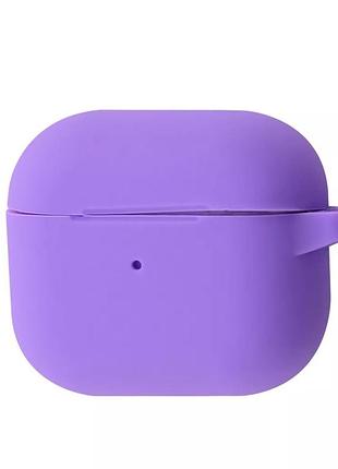 Чехол для наушников prc silicone case new for airpods 3 light purple