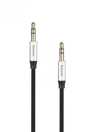Аудио кабель baseus aux yiven m30 100см black/silver