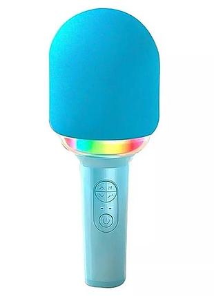 Микрофон детский playsound караоке bluetooth 5.0, синий