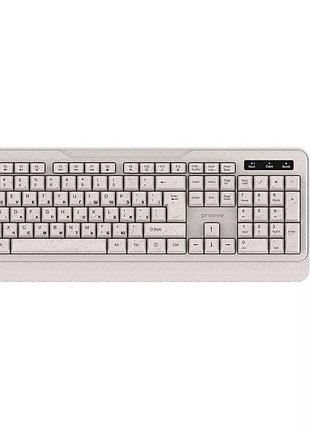 Комплект клавиатуры и мыши proove harmless beige, регулируемая чувствительность, модель kmhr00003002