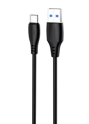 Кабель живлення proove usb–type-c, 1 м, силіконовий, чорний, 3а