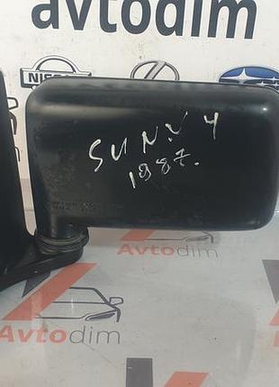 Зеркало заднего вида правое черное 9630294m00 nissan sunny 1988