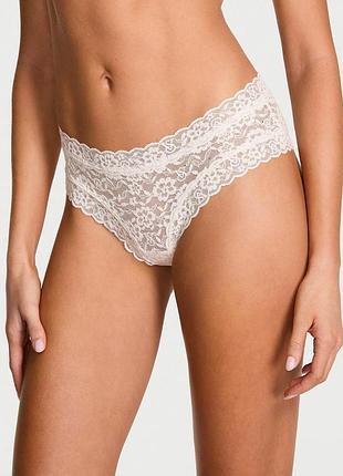Жіночі трусики victoria's secret (28266497334) lacie sparkle cheeky l білі