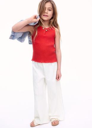 3-4 роки 104 см h&m нові фірмові широкі трикотажні літні штани брюки дівчинці
