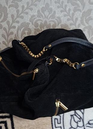 Стильная замшевая сумка
