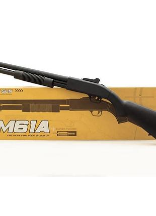 Детское помповое ружье cyma 97 см, металлический игрушечный дробовик винчестер на шариках 6 мм, механическое