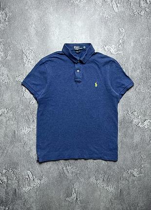 Vintage винтажная футболка поло polo ralph lauren поло ральф лаурен big pony size m размер м