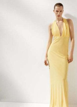 Zara — сукня-максі з халтер-вирізом