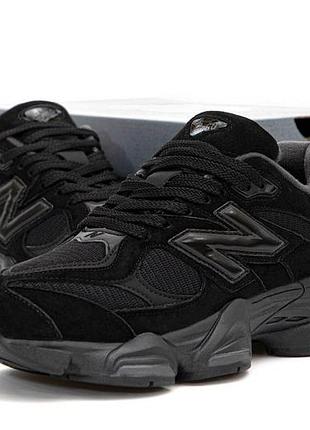 New balance 9060 black кросівки нью баланс 9060 44