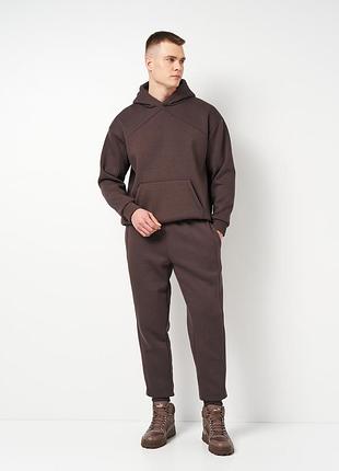 Костюм мужской (теплый) 25/м615-14+25/м614-14 xl коричневый