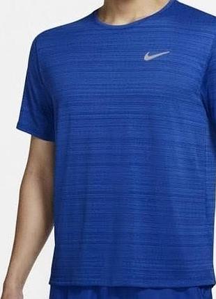 Мужская оригинальная футболка nike dri-fit miler uv running