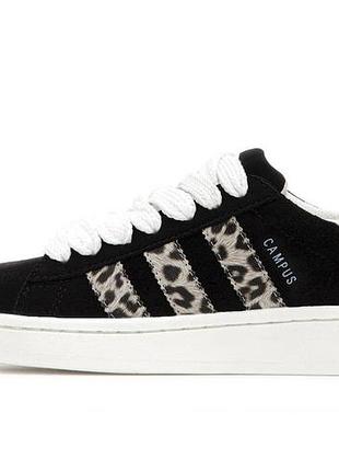 Кроссовки adidas campus 00s black white 80 женские 37