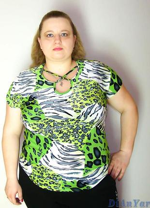 Блузка женская батальная natali 2xl