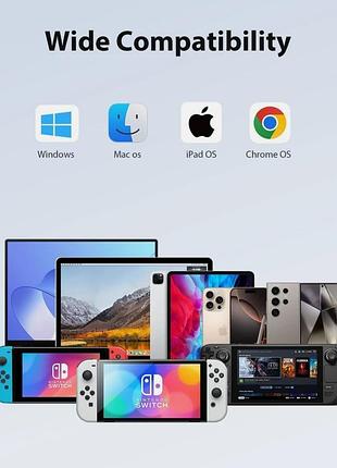 🎮 hdmi адаптер для nintendo switch oled/lite | 4k usb 3.0 type-c pd | портативная док-станция 7