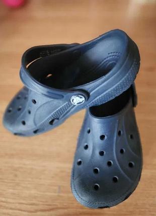 Синие кроксы crocs оригинал (12 cize), 19-20 см