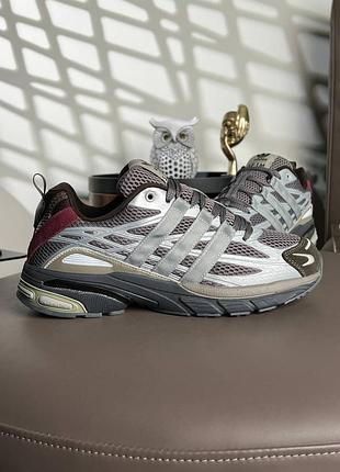 Мужские кроссовки adidas adistar cushion x song for the mute grey khaki silver