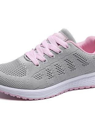 Кроссовки женские повседневные running серый 40