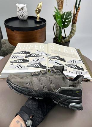 Чоловічі кросівки adidas marathon pro+ khaki black
