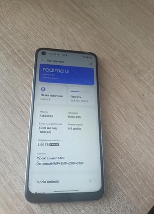Realme 8 6/128 4g rm3085 3