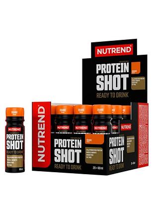 Протеїн у рідкій формулі nutrend protein shot 60ml 20 шт. зі смаком апельсина (54362266)