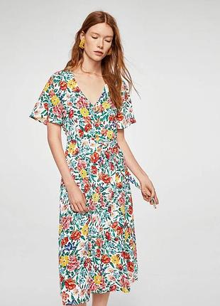 Сукня міді віскоза mango р.с