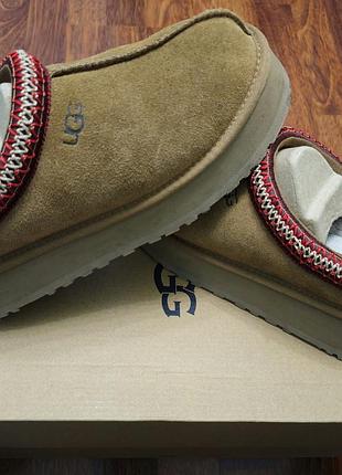 Оригинальные замшевые угги ugg tazz slipper chestnut