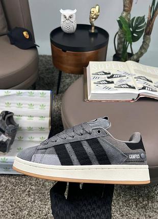 Женские кроссовки adidas originals campus 00s grey black
