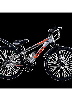 Crossbike велосипед crossbike aspect 24" 11" сріблястий