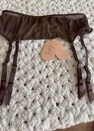 Новый пояс для чулок из микросетки brabrabra (модель 006lc)