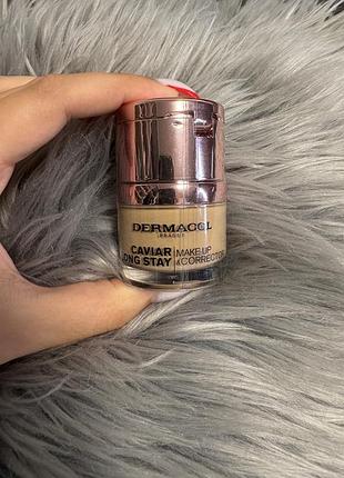 Тональний крем dermacol “caviar longstay”