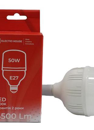 Led лампа т120 50вт e27 6500к 4500 лм 165-265 в