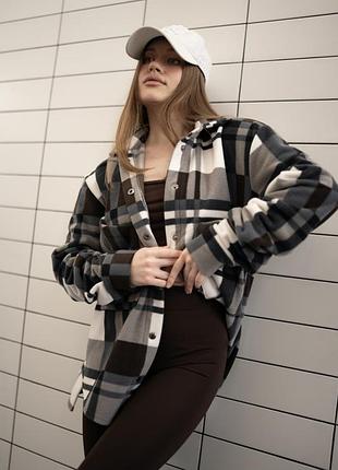 Рубашка из полара в клетку urban check 2xl/3xl