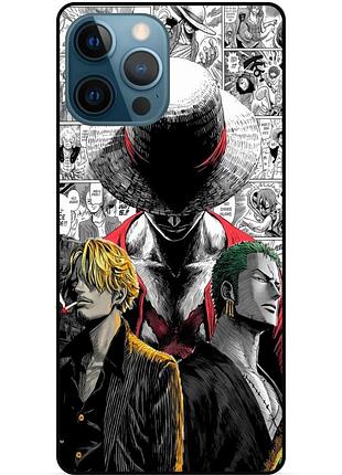 Силіконовий чохол one piece великий куш для xiaomi samsung motorola nokia iphone zte vivo oppo realme луффі зоро санджі