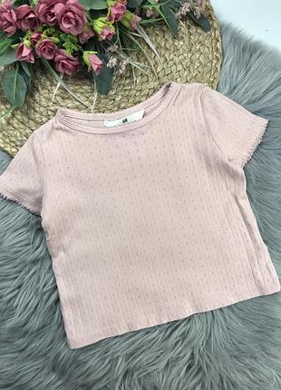 Футболка ажурний трикотаж 2-4 роки h&m