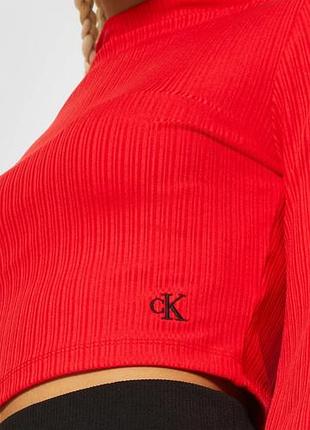 Лонг calvin klein червоний s 5