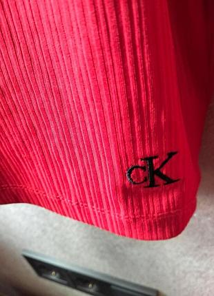 Лонг calvin klein червоний s 6