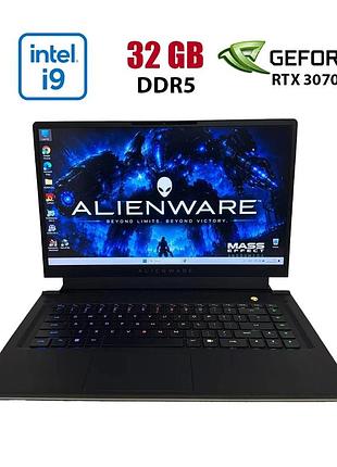Игровой ноутбук dell alienware x15 r2 / 15.6" (1920x1080) ips / intel core i9-12900h (14 (20) ядер по 3.8 - 5.0 ghz) / 32 gb ddr5