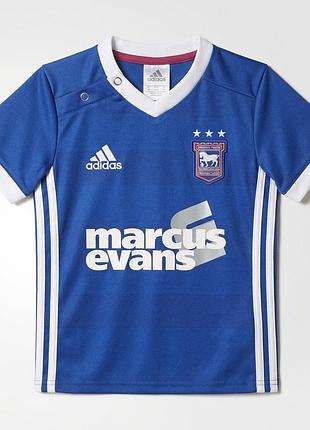 Футболка детская футбольная ipswich tawn adidas футбольная синяя