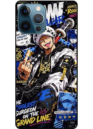 Силіконовий чохол one piece великий куш для xiaomi samsung motorola nokia iphone zte vivo oppo realme law trafalgar трафальгар ло