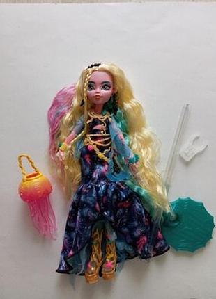 Кукла лагуна блю 3g нюд фанат моря монстер хай monster high lagoona blue fan-sea g3 mattel.