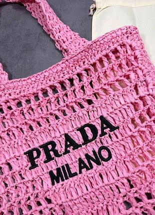 Сумка плетена prada 5